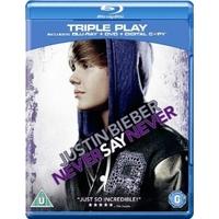 Justin Bieber Never Say Never Blu-ray & DVD & Digital Copy