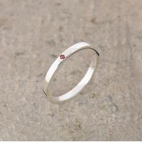 July Birthstone Ring (Ruby)