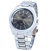 jubaoli fashion watch quartz stainless steel band vintage white blue