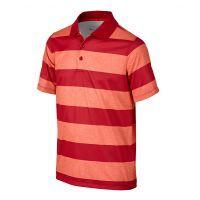 junior bold stripe polo lt crimsongym redwhite