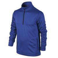 junior therma fit half zip cover up lyon blue