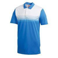 Junior Tech Yarn Dye Stripe Polo Shirt