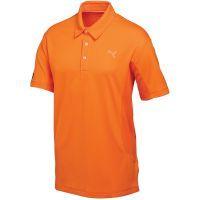 junior tech polo shirt orange