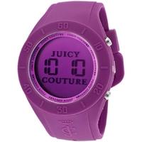 juicy couture ladies purple rubber strap watch 1900882