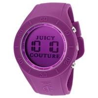 juicy couture ladies purple rubber strap watch 1900882