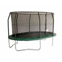 Jumpking 10ft x 7ft OvalPOD Trampoline and Safety Net
