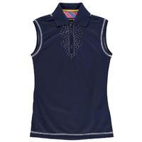 just togs jessica sleeveless polo shirt junior