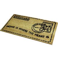 JVL Postcard 40x70cm Coir Doormat in Natural