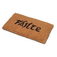 JVL Failte Irish 35x60cm Coir Doormat in Natural