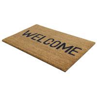 JVL Welcome 34x60cm Doormat in Natural