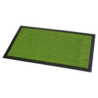 jvl dirt stopper 45x75cm scraper doormat in green