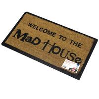 JVL Mad House 34x60cm Doormat in Natural