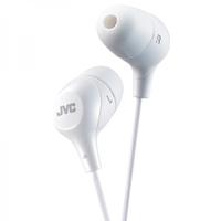 JVC HAFX38W Marshmallow Custom Fit In-Ear Headphones White
