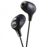 JVC HAFX38B Marshmallow Custom Fit In-Ear Headphones Black
