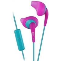 JVC HAENR15P Gumy Sport In ear Headphones with Remote & Mic - Pink