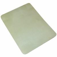 JVL office desk chair mat rectangular shaped without grips 90 x 120cm pvc for hard floors