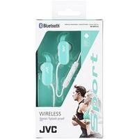 jvc wireless sports in ear bluetooth headphone blue