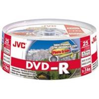 jvc dvd r 4 7gb 120min 16x watershield printable 25pk spindle