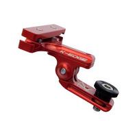 K-Edge Go Big Pro 1/4 - 20 Saddle Rail With 1/4 20 Adapter | Red