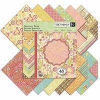 K & Co Paper Pad: Pink Posey 48 Sheet 12 x 12 Specialty