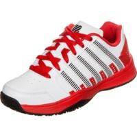 K-Swiss Court Impact Leather K (85378) white/fiery red/black