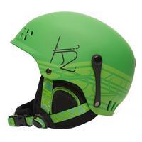 K2 Junior Entity Ski Helmet, Green