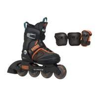 K2 - Raider Pro Pack Adjustable Kids Inline Size 29-34 (black/orange)