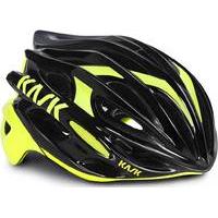 kask mojito road bike helmet blackflo yellow