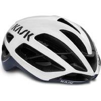 kask protone road bike helmet whitedark blue