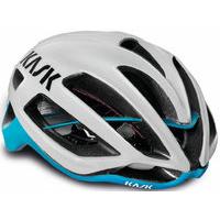 kask protone road bike helmet whiteblue