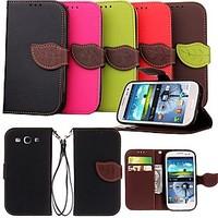 KARZEA Leaf Mixed Colors case with Black TPU Back Card Holder and Stand Function For Samsung Galaxy S3 i9300