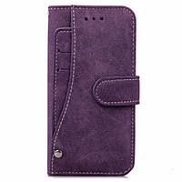 KARZEA Solid Color PU Leather Case and TPU Back Cover with Stand for Apple iPhone7/iPhone 7 Plus