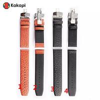 Kakapi Double Buckle Buffalo Hide Watchband Sport for Apple iWatch 38/42mm Assorted Colors