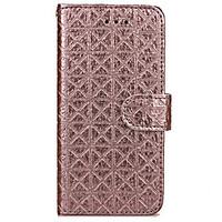 KARZEA Diamond Pattern TPU and PU Leather Case with Stand for Apple iPhone7/iPhone 7 Plus