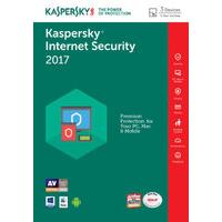 Kaspersky Internet Security 2017 3 Device 1 Year FFP