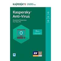 Kaspersky Anti-virus 2017 1 Year 3 Computers - FFP