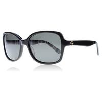 Kate Spade Ayleen/P/S Sunglasses Black / Pattern White QG9 56mm