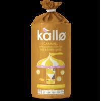 Kallo Caramel Topped Rice Cakes 84g