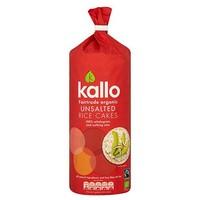 Kallo Org FT Unsalted Rice Cakes 130g