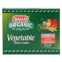 Kallo Organic Vegetable Stock Cubes 66g