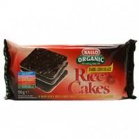 Kallo Rice Cakes Dark Chocolate 90g
