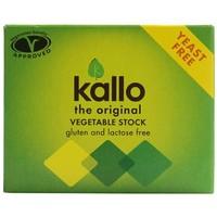 Kallo Vegetable Stock Cubes Y Free 60g