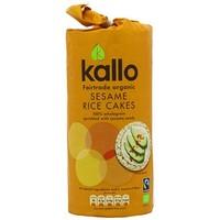 Kallo Org FT Sesame Rice Cakes 130g