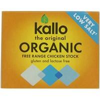 Kallo Org Chicken Stock Cubes L Salt 51g