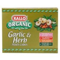 Kallo Garlic & Herb Stock Cubes 66g