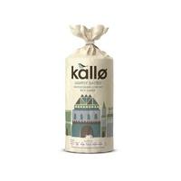 kallo foods organic thick rice cakes lightly salted 130g