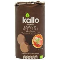 KALLO FOODS Savoury Rice Cakes Gluten Free Low in Fat (110g)