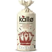 Kallo Unsalted - Organic & Fairtrade (130g x 6)