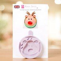 Karen Davies Christmas Cupcake Topper - Rudolph Mould by Alice 358787
