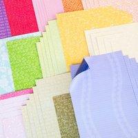Kanban A4 Crafty Textures Designer Cardstock 100 Double-Sided Sheets 300gsm 400630